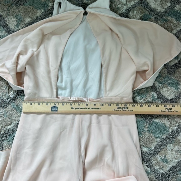 Jill Jill Stuart woman’s pale pink flared halter top maxi dress size 6 - Picture 8 of 13